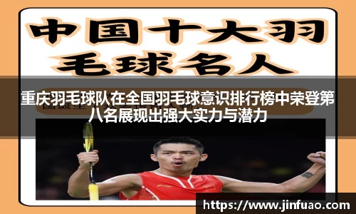 重庆羽毛球队在全国羽毛球意识排行榜中荣登第八名展现出强大实力与潜力
